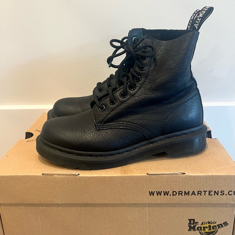 Dr. Martens Black Leather Boots